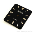 Rectangle Shape Diamond Indexes Watch Enamel Dial